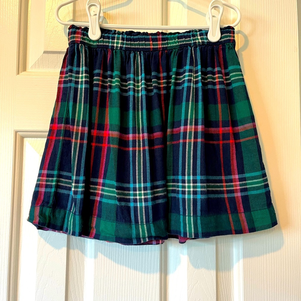 Gymboree plaid holiday skirt size M (7-8)